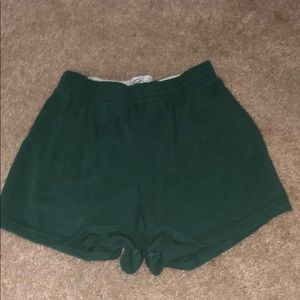 Green shorts